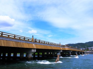 宇治川と宇治橋