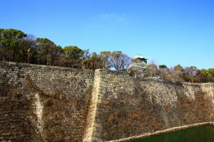 大阪城と石垣